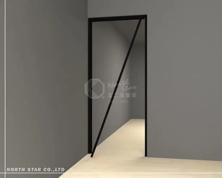 開門片 門斗 無緩衝+門檔